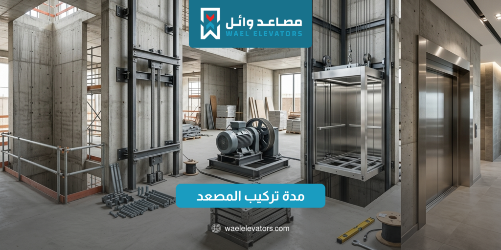 مدة تركيب المصعد